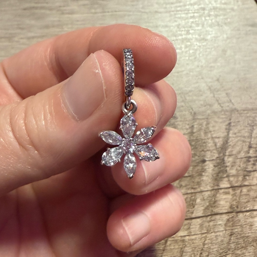 Pandora Flower Dangle Charm